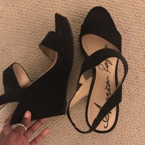 American Rag Black Wedges